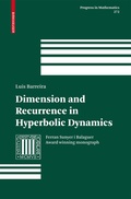 Cover: Dimension and Recurrence in Hyperbolic Dynamics - Birkh&auml;user