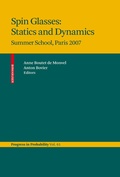 Cover: Spin Glasses: Statics and Dynamics - Birkh&auml;user