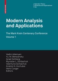 Cover: Modern Analysis and Applications - Birkh&auml;user