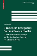 Cover: Frobenius Categories versus Brauer Blocks - Birkh&auml;user