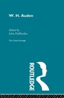 Cover: W.H. Auden - Routledge