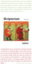 Cover: Skriptorium - Belser
