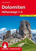 Cover: ROTHER Wanderf&uuml;hrer Dolomiten H&ouml;henwege 1-3 - Rother Bergverlag