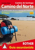 Cover: Camino de Santiago - Camino del Norte (Rother Gu&iacute;a excursionista) - Rother Bergverlag