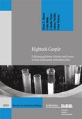 Cover: Hightech-Gesp&uuml;r - Erfahrungsgeleitetes Arbeiten und Lernen in hochtechnisierten Arbeitsbereichen - wbv Media