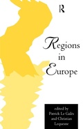 Cover: Regions in Europe - Routledge