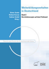 Enlarge image Cover: Weiterbildungsverhalten in Deutschland - wbv Media