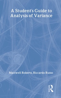 Enlarge image Cover: A Student's Guide to Analysis of Variance - Routledge