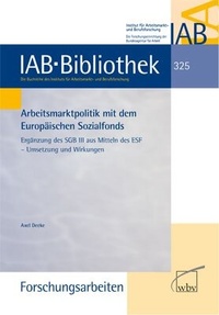 Abbildung von: Arbeitsmarktpolitik mit dem Europäischen Sozialfonds - wbv Media