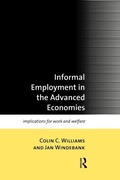 Cover: Informal Employment in Advanced Economies - Routledge