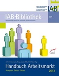 Cover: Handbuch Arbeitsmarkt 2013 - wbv Media