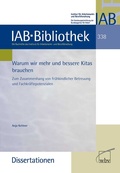 Cover: Warum wir mehr und bessere Kitas brauchen - wbv Media
