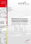 Cover: Websitemarketing deutscher Hochschulen zur Anwerbung Internationaler Studierender - wbv Media