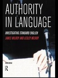 Cover: Authority in Language - Routledge
