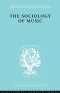 Cover: Sociology Of Music Ils 91 - Routledge