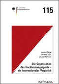 Cover: Die Organisation des Hochleistungssports - ein internationaler Vergleich - Hofmann-Verlag