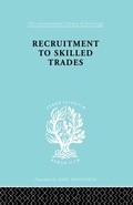 Cover: Recruitment to Skilled Trades - Routledge