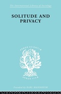 Cover: Solitude and Privacy - Routledge