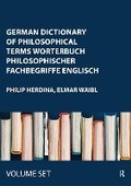 Cover: German Dictionary of Philosophical Terms Worterbuch Philosophischer Fachbegriffe Englisch - Routledge