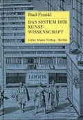 Cover: Das System der Kunstwissenschaft - Mann, Gebr.