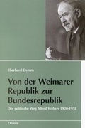 Cover: Von der Weimarer Republik zur Bundesrepublik - Droste Verlag GmbH