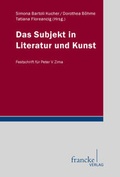 Cover: Das Subjekt in Literatur und Kunst - Francke, A