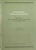 Cover: Grundlegung der Verfassungsgerichtsbarkeit - Droste Verlag GmbH