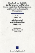 Cover: Handbuch zur Statistik der Parlamente und Parteien in den westlichen Besatzungszonen und in der Bundesrepublik Deutschland - Droste Verlag GmbH