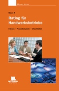 Cover: Basel II - Rating f&uuml;r Handwerksbetriebe - Holzmann Medien