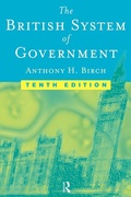 Cover: British System of Government - Routledge