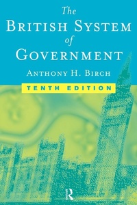 Enlarge image Cover: British System of Government - Routledge