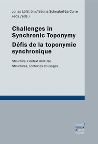 Abbildung von: Challenges in synchronic toponymy/Défis de la toponymie synchronique - Francke, A