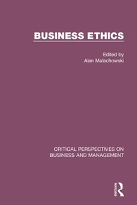 Enlarge image Cover: Business Ethics - Routledge