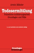 Cover: Todesermittlung - Kriminalistik Verlag