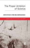 Cover: Proper Ambition of Science - Routledge