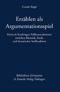 Abbildung von: Erzählen als Argumentationsspiel - Francke, A
