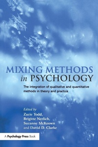 Enlarge image Cover: Mixing Methods in Psychology - Psychology Press Ltd
