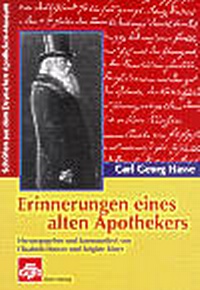 Enlarge image Cover: Carl Georg Hasse - Avoxa - Mediengruppe Deutscher Apotheker
