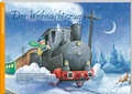 Cover: Der Weihnachtszug. Ein Adventskalender zum Vorlesen und Basteln einer Landschaft mit einem Zug - Kaufmann Verlag