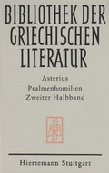 Cover: Psalmenhomilien - Hiersemann, A