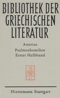 Cover: Psalmenhomilien - Hiersemann, A