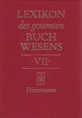Cover: Lexikon des gesamten Buchwesens - Hiersemann, A