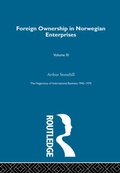 Cover: Foreign Ownership Norwegn Ent - Routledge