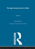 Cover: Foreign Investments In India - Routledge