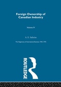 Cover: Foreign Ownership Canadn Indus - Routledge