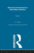 Cover: American Invest Australn Indus - Routledge