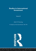 Cover: Studies Intnl Investment - Routledge