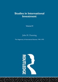 Enlarge image Cover: Studies Intnl Investment - Routledge