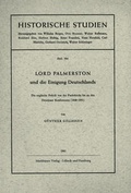 Cover: Lord Palmerston und die Einigung Deutschlands - Matthiesen