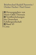 Cover: Briefwechsel (Ver&ouml;ffentlichungen der Deutschen Schillergesellschaft, Bd. 49) - Cotta